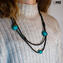 Halskette Elena - Hellblau - Original Muranoglas OMG