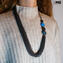Collar Millefili Conterie - Flavia - Gris - Cristal de Murano original OMG