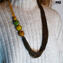 Necklace Millefili Conterie - Flavia - Amber - Original Murano Glass OMG