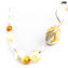 Collar Lucy - con oro y aventurina - Cristal de Murano original OMG