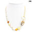 Necklace Lucy  - with gold and aventurine - Original Murano Glass OMG
