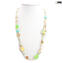 Collar Salley - perlas con oro - Cristal de Murano original OMG