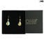 Pendientes Salley - Oro - Cristal de Murano original OMG