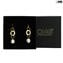 Boucles d'oreilles Asia - ivoire - Original Verre de Murano OMG