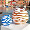  Vase battuto - light blue - roots - Original Murano Glass OMG 