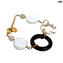 Peros Bracelet - 흰색 - 오리지널 Murano Glass