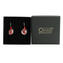 Boucles d'oreilles Boma - Rouge - Verre de Murano Original OMG