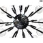 Venetian Chandelier Doriano black - Original Murano Glass OMG