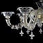 Candelabro veneziano 12 luzes Cimiero cristal e ouro - Rezzonico - Vidro Murano