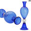 فازة فيرونيز - زرقاء - زجاج مورانو الأصلي OMG