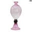 ヴェロネーゼ花瓶-ピンク-オリジナルムラーノグラスOMG