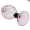 Veronese 꽃병 - 핑크 - 오리지널 Murano Glass OMG