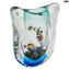 Vase Aquarium - with tropical fish - Original Murano Glass OMG