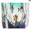 Vase Aquarium - médio - com peixes tropicais - Original Murano Glass OMG