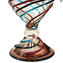 Cup King - Jarrón de cristal - Cristal de Murano original OMG