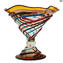 Taça King - Vaso de Vidro - Vidro Murano Original OMG