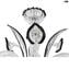 Venetian Chandelier - Calla Crystal black - Original Murano Glass