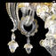 Venezianischer Kronleuchter - Tintoretto - Reines Gold - Muranoglas