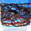 Califfone Blu - Vaso Soffiato - Vetro di Murano Originale OMG