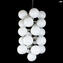 Candeeiro Celing - Atmosphera - Branco - Vidro Murano Original - OMG