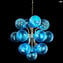 Candeeiro Celing - Atmosphera - Azul - Vidro Murano Original OMG