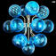 Deckenlampe - Atmosphera - Blau - Original Muranoglas OMG