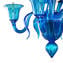 Venetian Chandelier - Corvo light blue - Murano Glass 