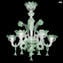 Candelabro Veneziano Regina - Verde - Vidro Murano Original