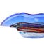 Sombrero Blue Centerpiece - Venetian Glass Vase