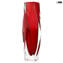 Vase Luxus - Rot - Glas Murano