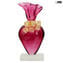 Exclusive sculpture -  Heart - in Gold 24 carats and Murano glass