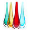 Vaso Viper - celeste - Sommerso - Vetro di Murano Originale OMG