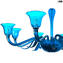 베네치아 샹들리에 - Tremiti - 라이트 블루 - Murano Glass