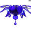Araña Veneciana -Tremiti - Azul - Cristal de Murano