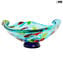 Centerpiece Bowl Millefiori Cezanne  -  Murano Glass dish 