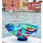 Tigela de centro de mesa Millefiori Cezanne - Prato de vidro Murano