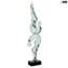 Danza - Escultura en vidrio transparente - Cristal de Murano original OMG