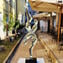 Tanz - Skulptur aus klarem Glas - Original Muranoglas OMG