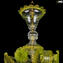 Candelabro Veneziano - Ca Massari - Vidro Murano Original - Amarelo