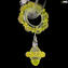 Venetian Chandelier - Ca Massari - Original Murano Glass - Yellow