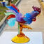 Gallo de pelea - Escultura de vidrio - Cristal de Murano original OMG