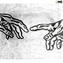 لوحة الحكم العالمي - تحية مايكل أنجلو - ورقة فضية - زجاج مورانو الأصلي - OMG