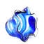 센터피스 Sbruffi 블루 - 오리지널 Murano Glass OMG