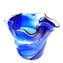Tafelaufsatz Sbruffi blau - Original Murano Glas OMG
