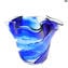 Tafelaufsatz Sbruffi blau - Original Murano Glas OMG