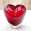 Vaso Cuore - Rosso Sommerso - Vetro di Murano Originale OMG