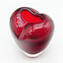 Vaso Cuore - Rosso Sommerso - Vetro di Murano Originale OMG