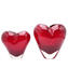 Vaso Cuore - Rosso Sommerso - Vetro di Murano Originale OMG