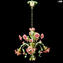 Lámpara de araña veneciana - Roseto Verona - Cristal de Murano original