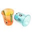 Juego de 6 vasos para beber Goto - Vaso de cristal de Murano